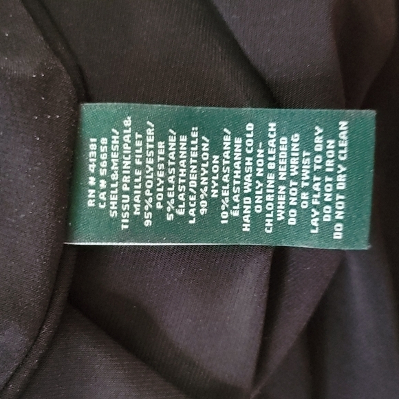 Lauren Ralph Lauren Lace 3/4 Bell Sleeves Midi Dress Size 0 Black - Picture 6 of 6